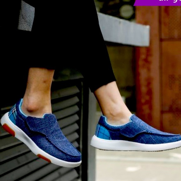 Shoes Nwt Arch Support Denim Bright Blue